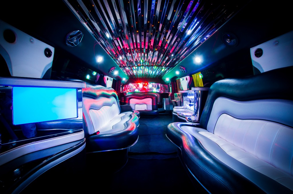 Hummer H2 Stripperin gogo Tanzstange Partybus 12 Personen