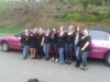Junggesellenabschied Stretchlimousine mieten Eckenhagen pink