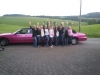 Pinke Limousine mieten JGA Limousinenservice Rosa Lüdenscheid