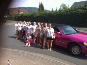 pinke Stretchlimousine Olpe Siegen verleih